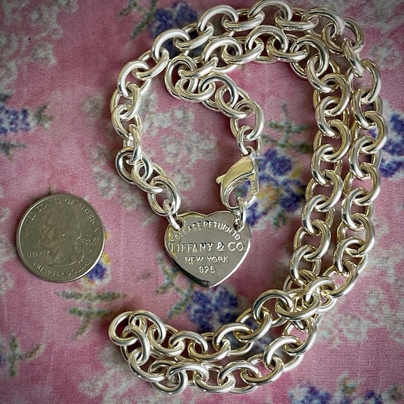 Tiffany & Co Choker heart Return to necklace only - Picture 3 of 14